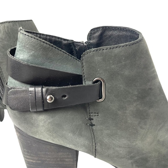 Sole Society Leather Ankle Boots Strap Angie Boot Size 10M - Picture 8 of 10